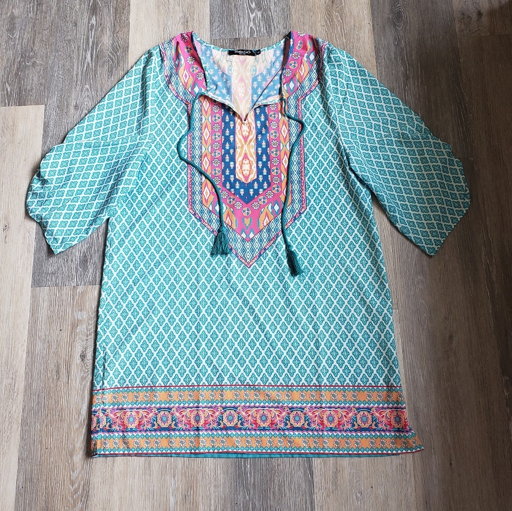 NWOT TUNIC DRESS - Picture 1 of 10